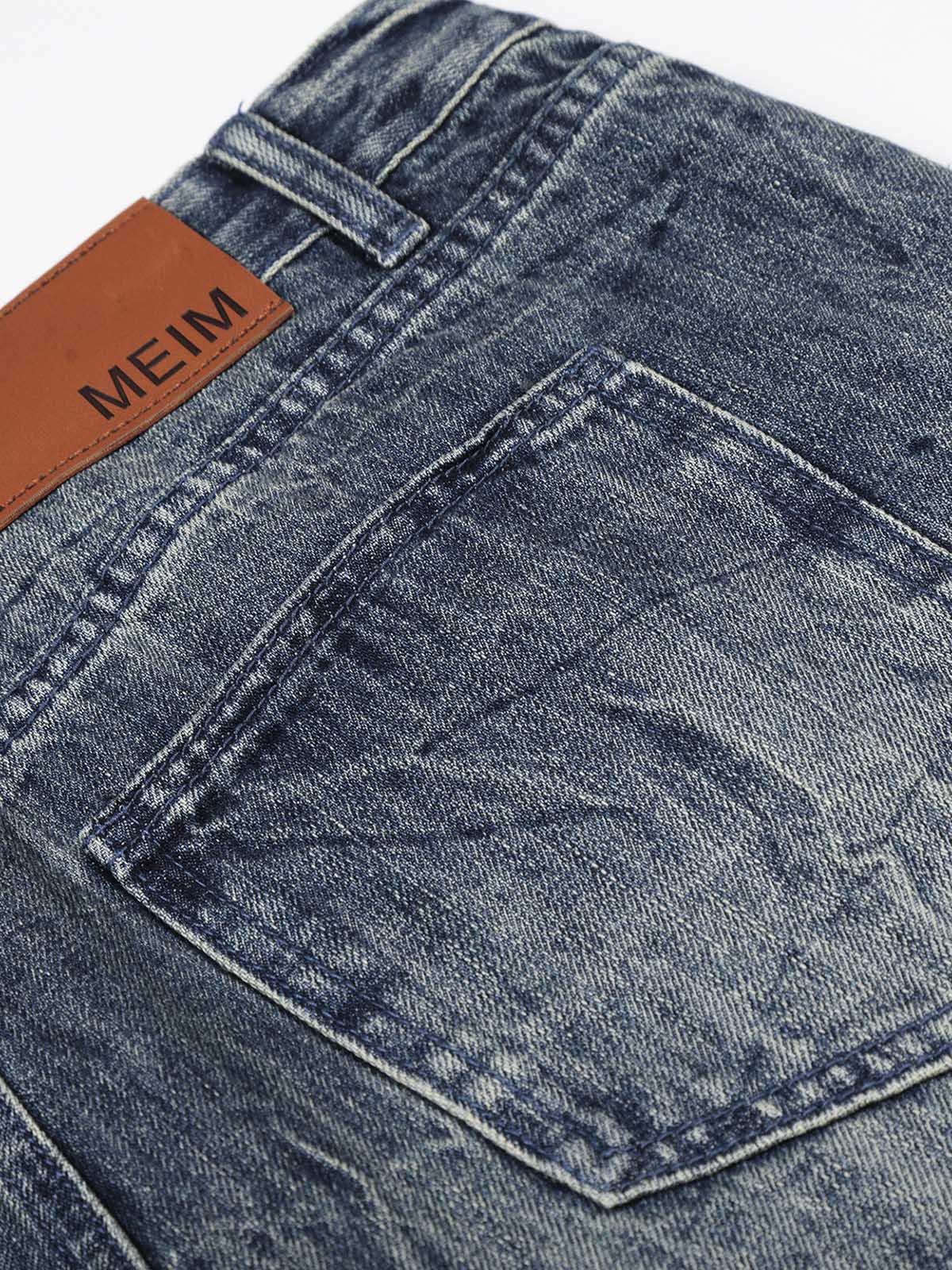 NOISSEY VINTAGE WASHED RELAXED FIT WIDE-LEG BAGGY JEANS