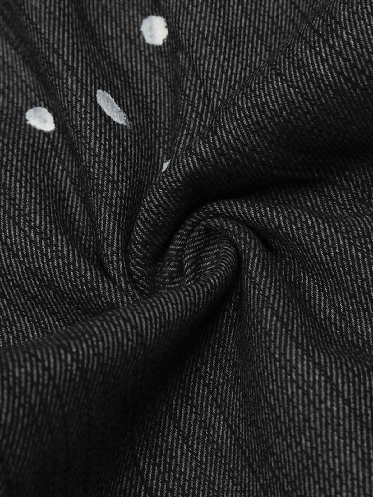 Artistic Glamour Striped Denim Jeans