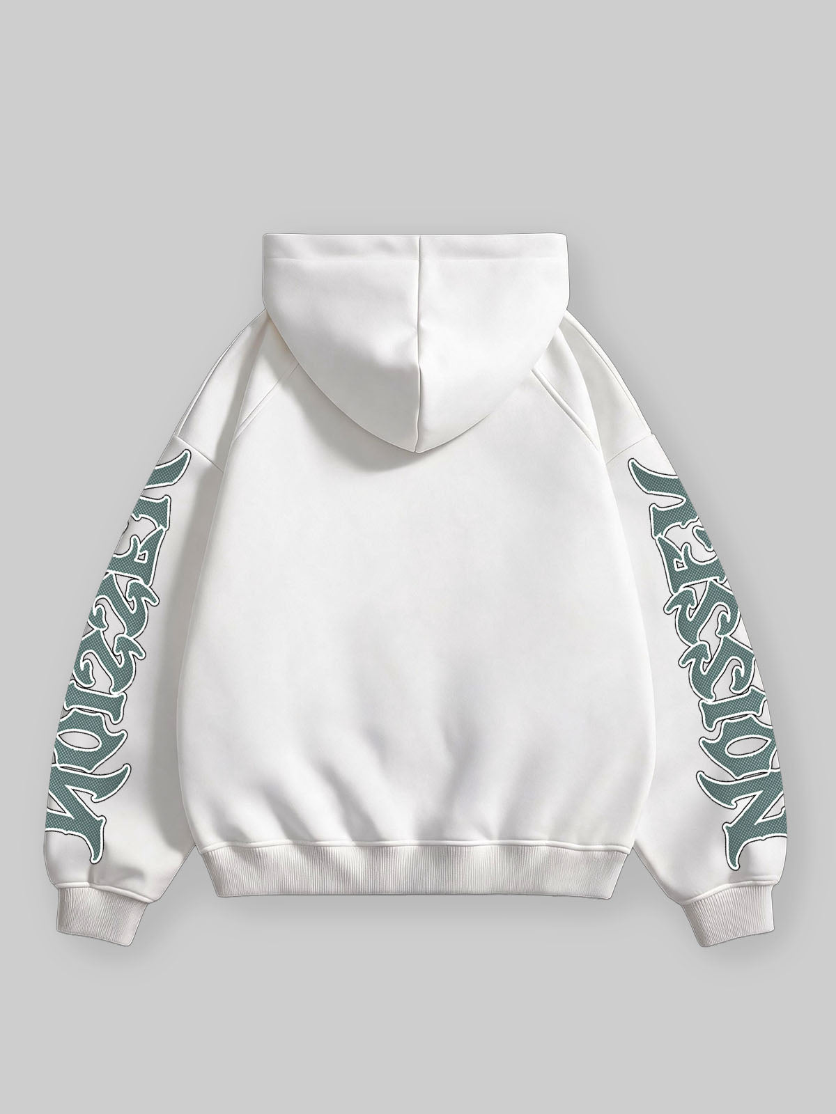 NOISSEY "Liberty" Statue of Liberty & Fish White Zip-Up Hoodie