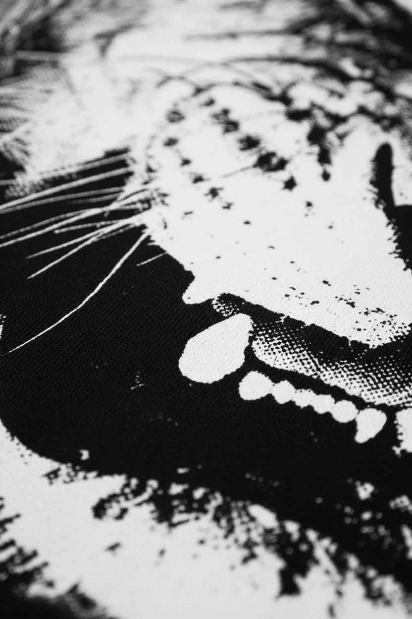 Black T Shot 2 - Print Center Macro