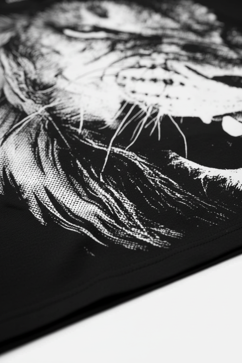 Black T Shot 4 - Hem Fold Distortion