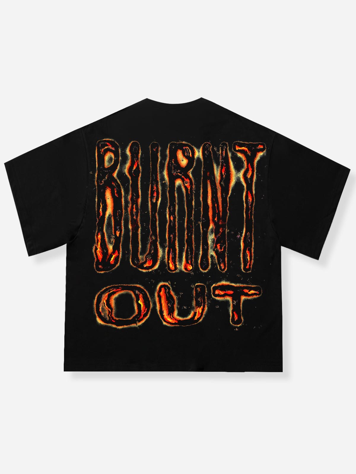 NOISSEY "Burnt Out Lips" Boxy Heavyweight Art Tee - Black