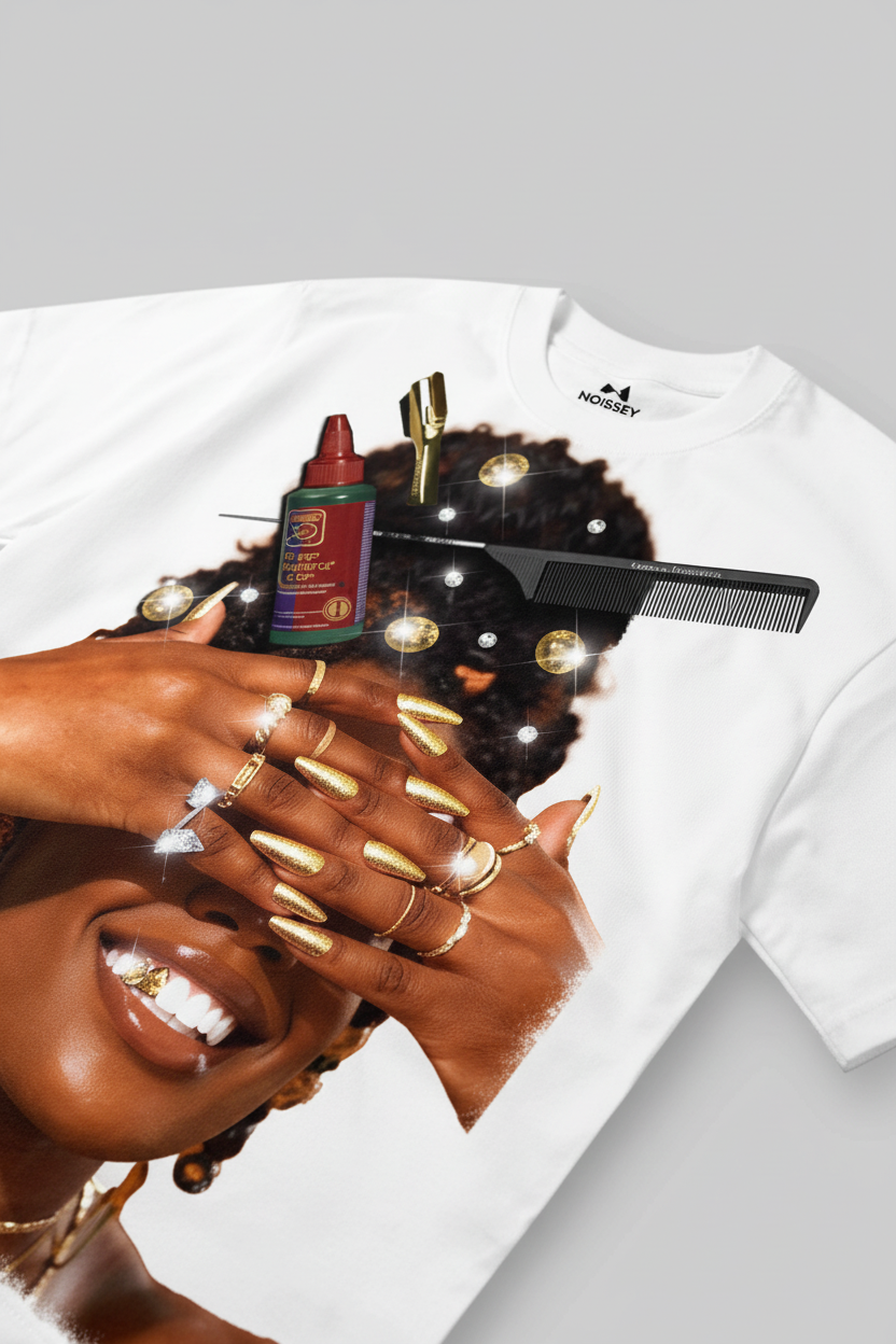 Detail shot - shoulder to chest