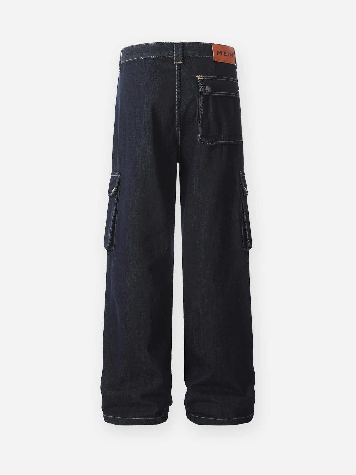 Stylish Streetwear Multi-Pocket Jeans