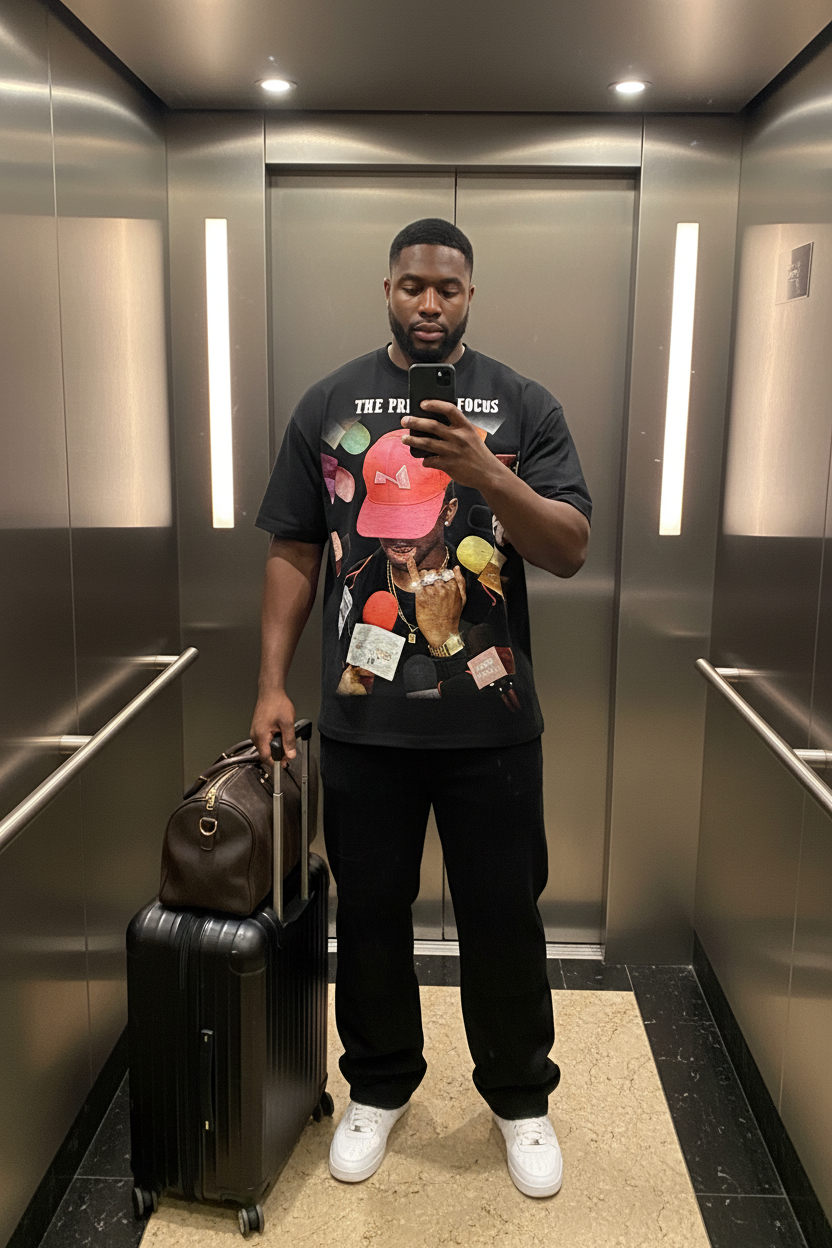 Elevator Mirror Selfie 2