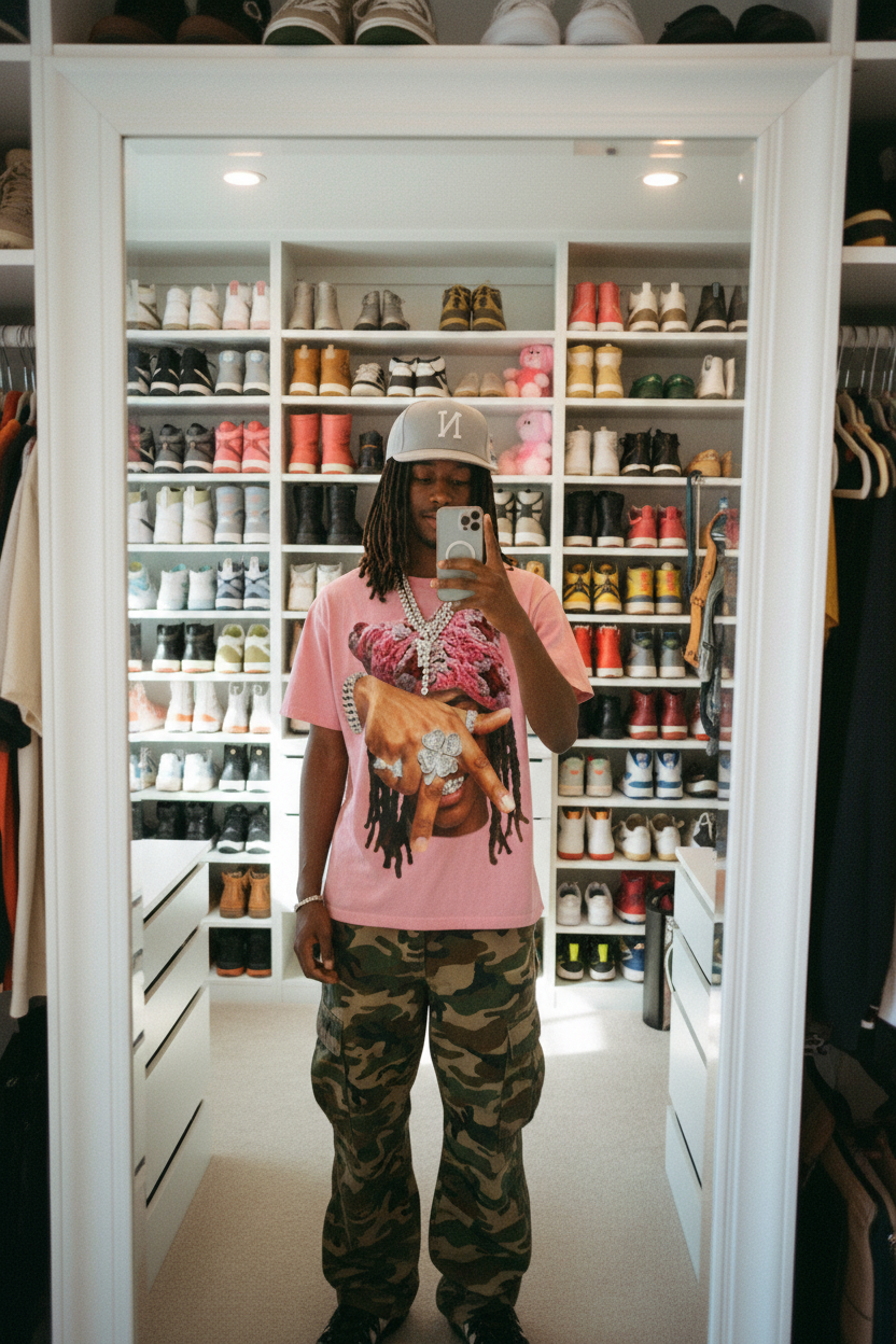 ins风格穿搭自拍