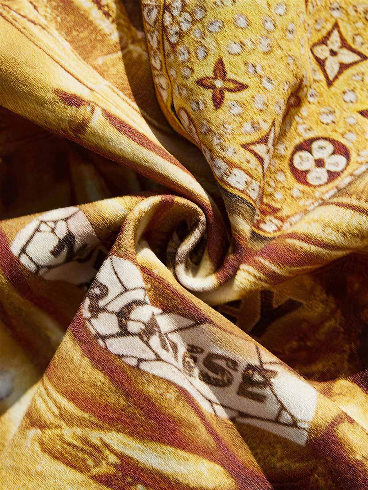 NOISSEY "Gold Standard" Avant-Garde Balaclava Streetwear Graphic T-Shirt