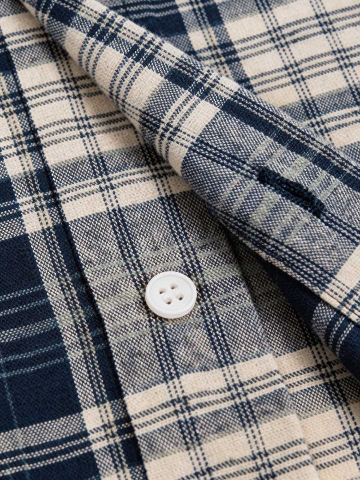 NOISSEY "GENESIS" ANGELIC ICONOGRAPHY CHECKERED SHORT-SLEEVE SHIRT