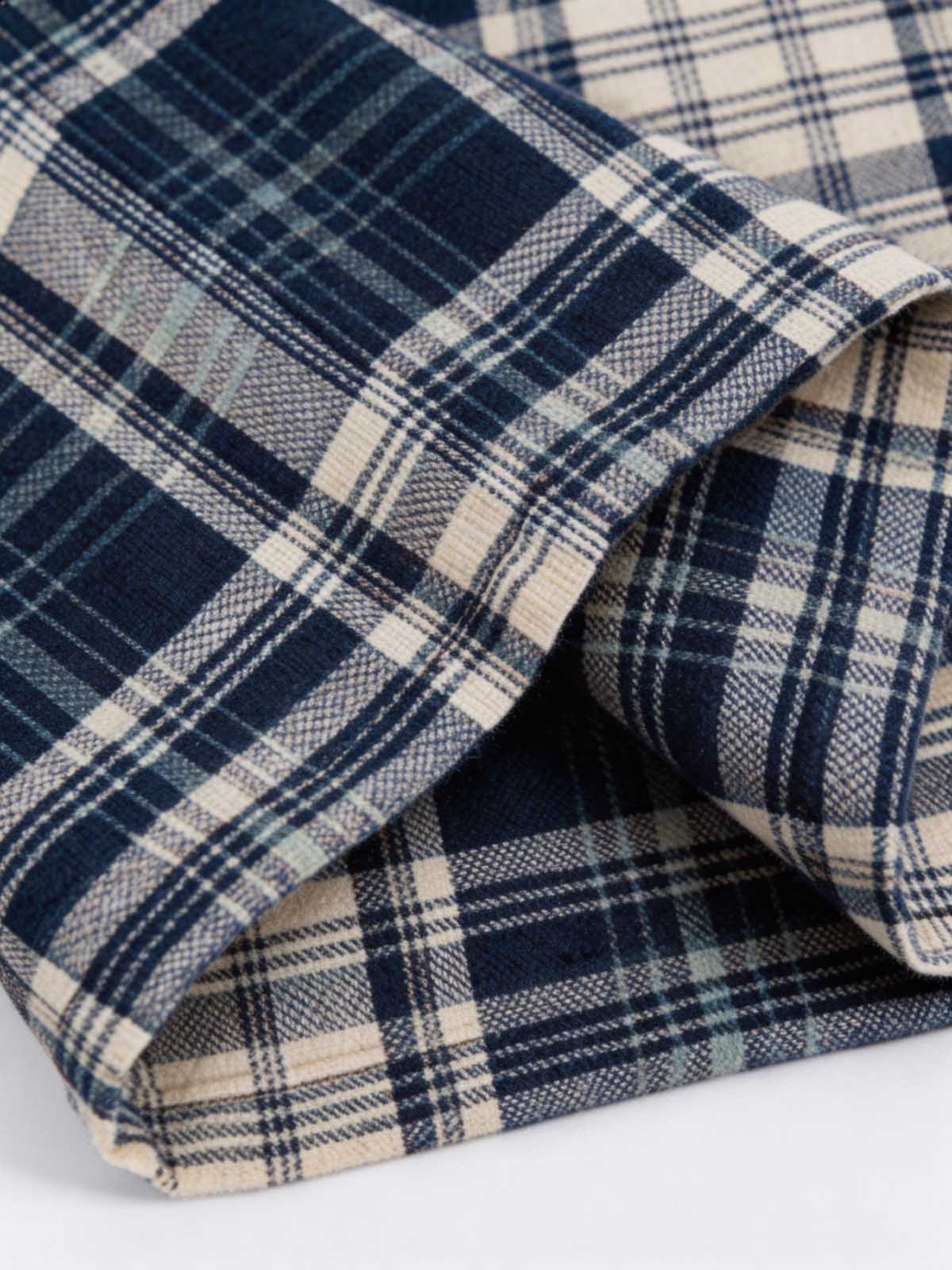 NOISSEY "GENESIS" ANGELIC ICONOGRAPHY CHECKERED SHORT-SLEEVE SHIRT