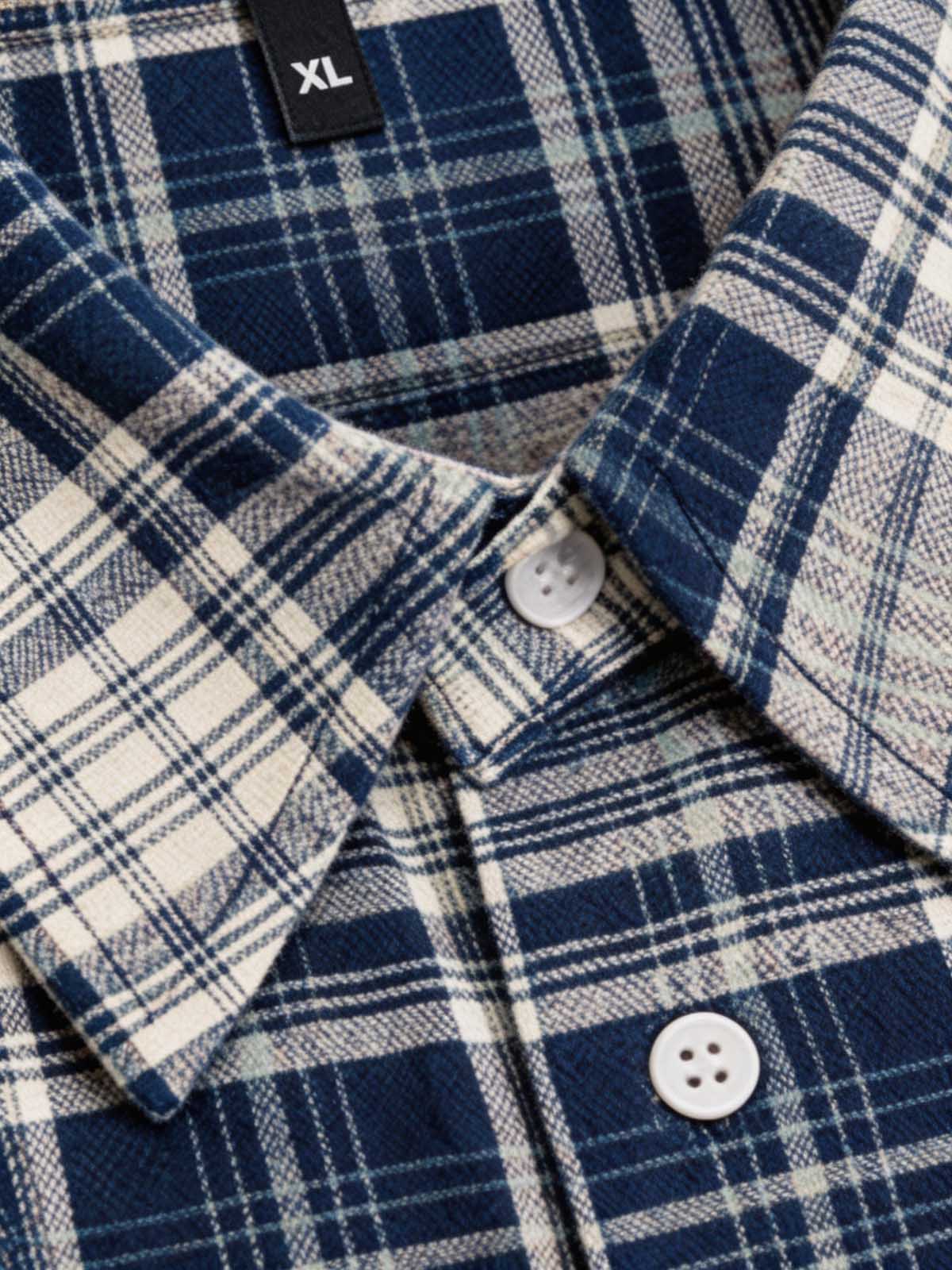 NOISSEY "GENESIS" ANGELIC ICONOGRAPHY CHECKERED SHORT-SLEEVE SHIRT