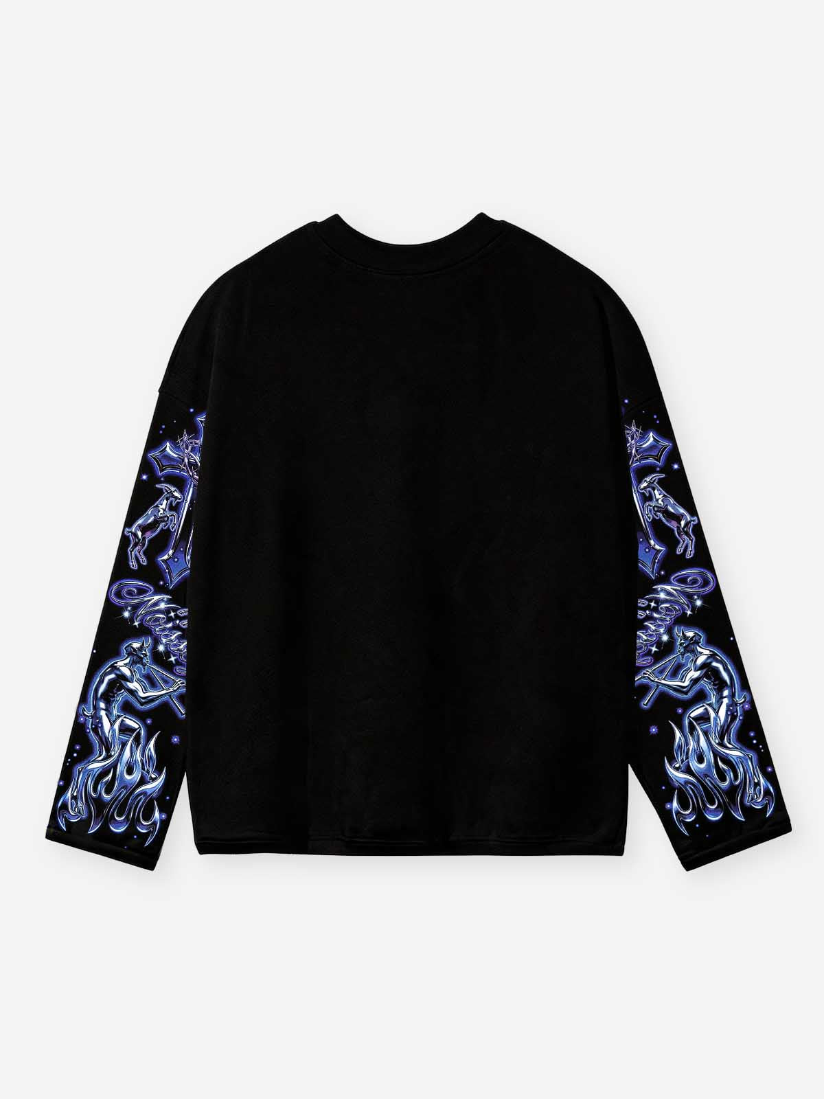 NOISSEY "Laugh Now, Weep Later" Graphic Long Sleeve - Heavyweight Black