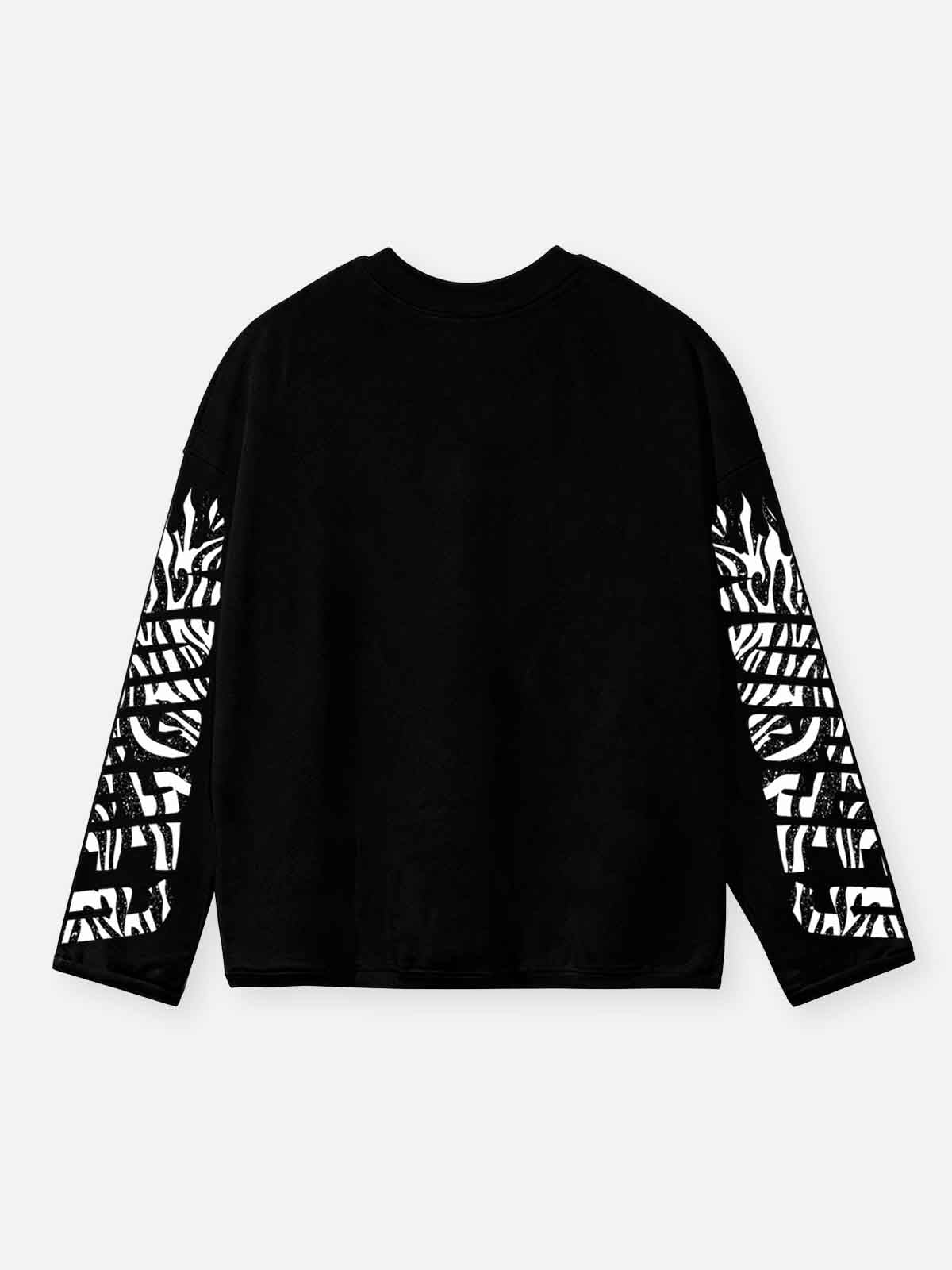 NOISSEY "Risk Takers" Black Long-Sleeve - Zebra Graffiti Tee