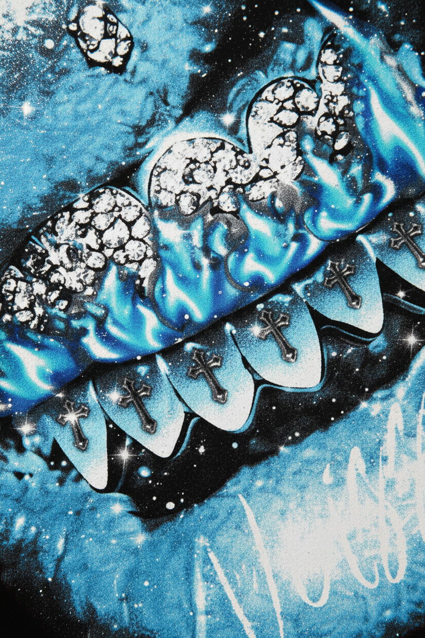 Macro graphic close-up