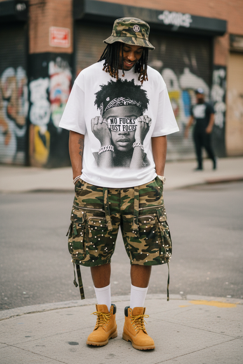 No Fucks Just Focus街拍图1