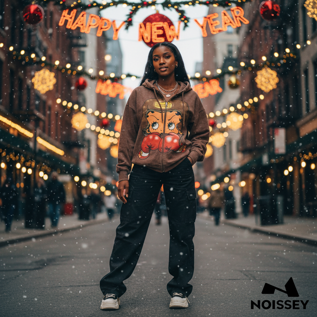 NOISSEY圣诞节日卫衣广告 1:1