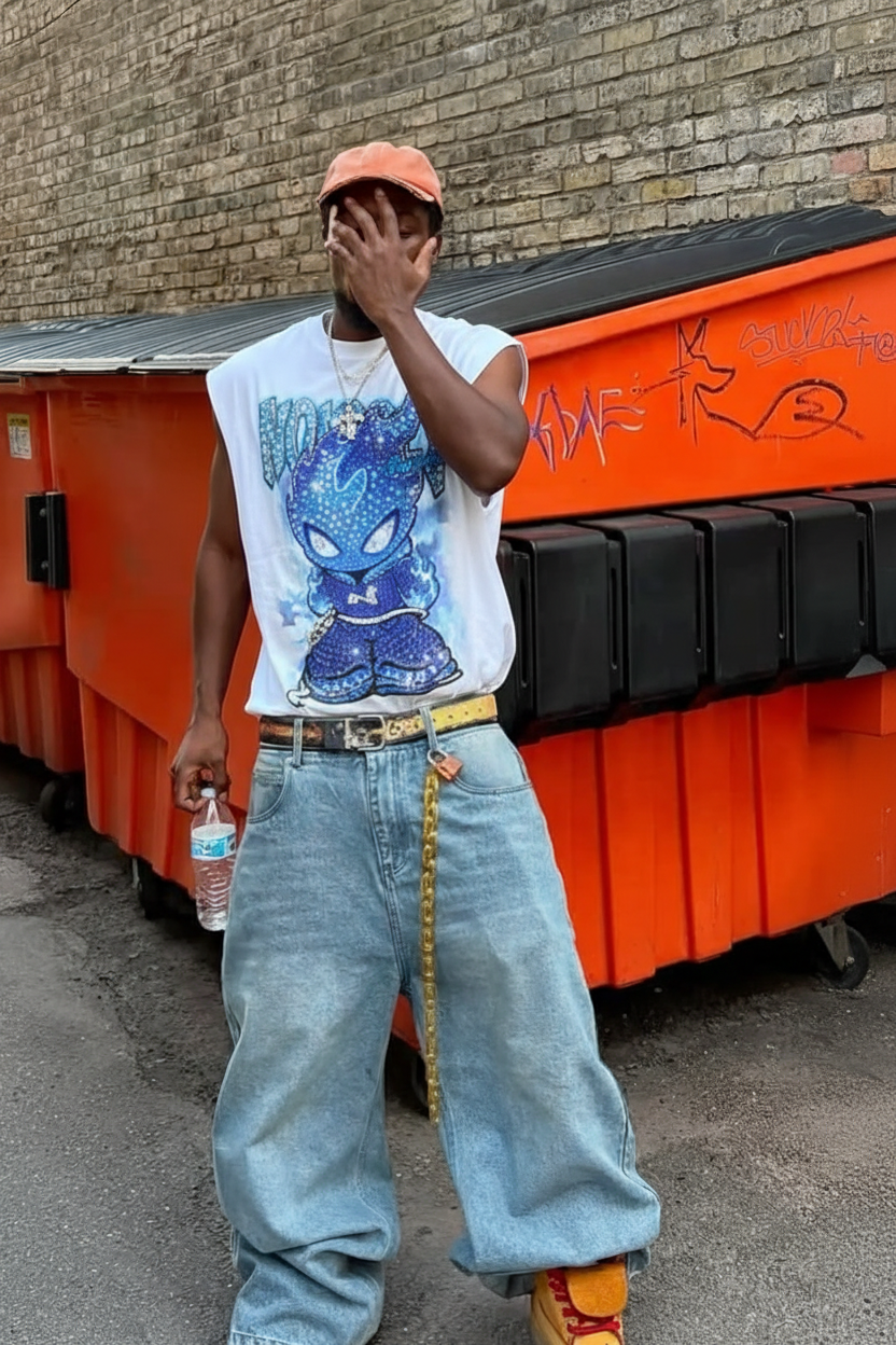 NOISSEY Blue Ice Flame Street Lookbook 3
