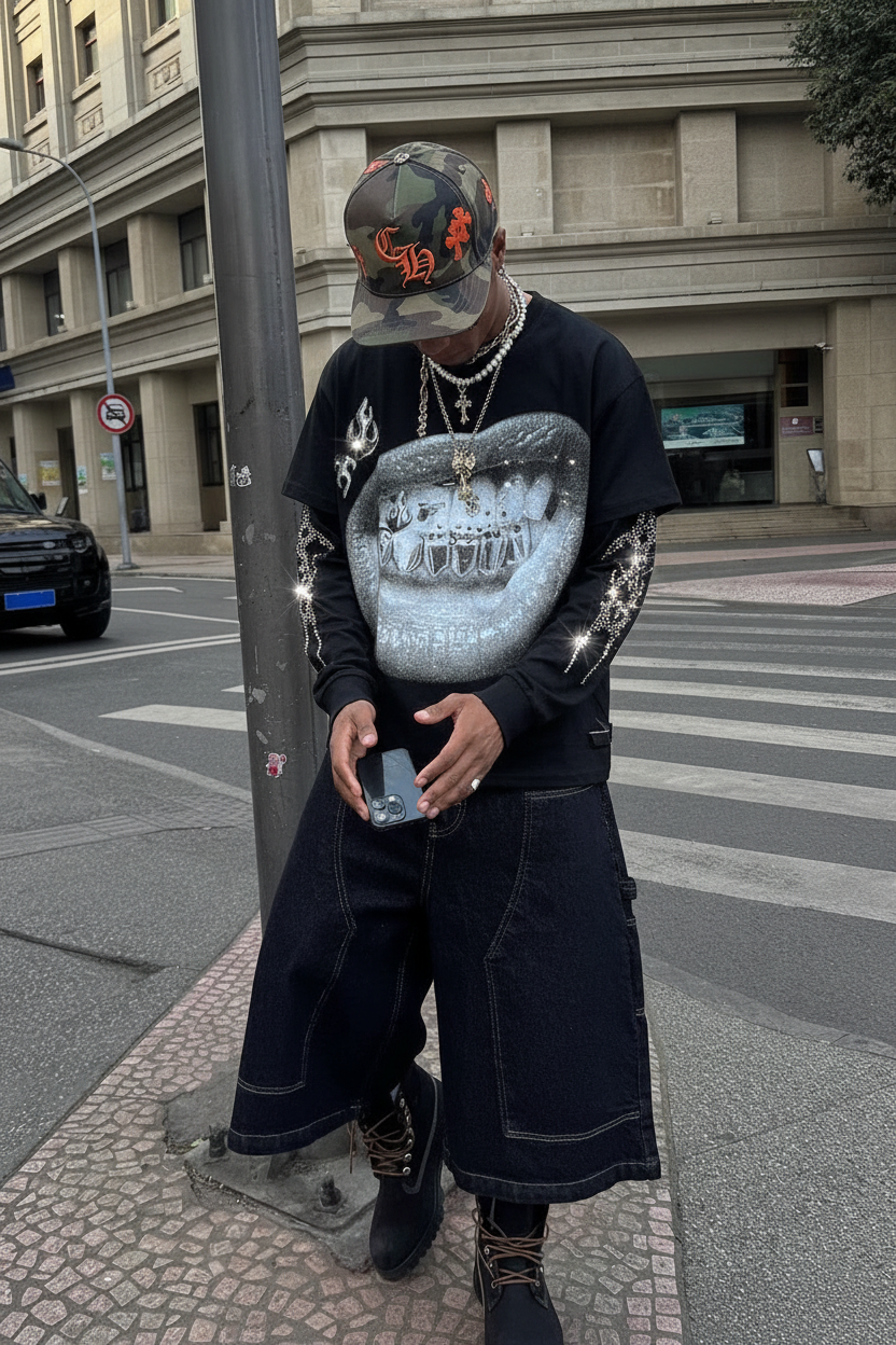 NOISSEY Grillz Layering Set Model Photo 3