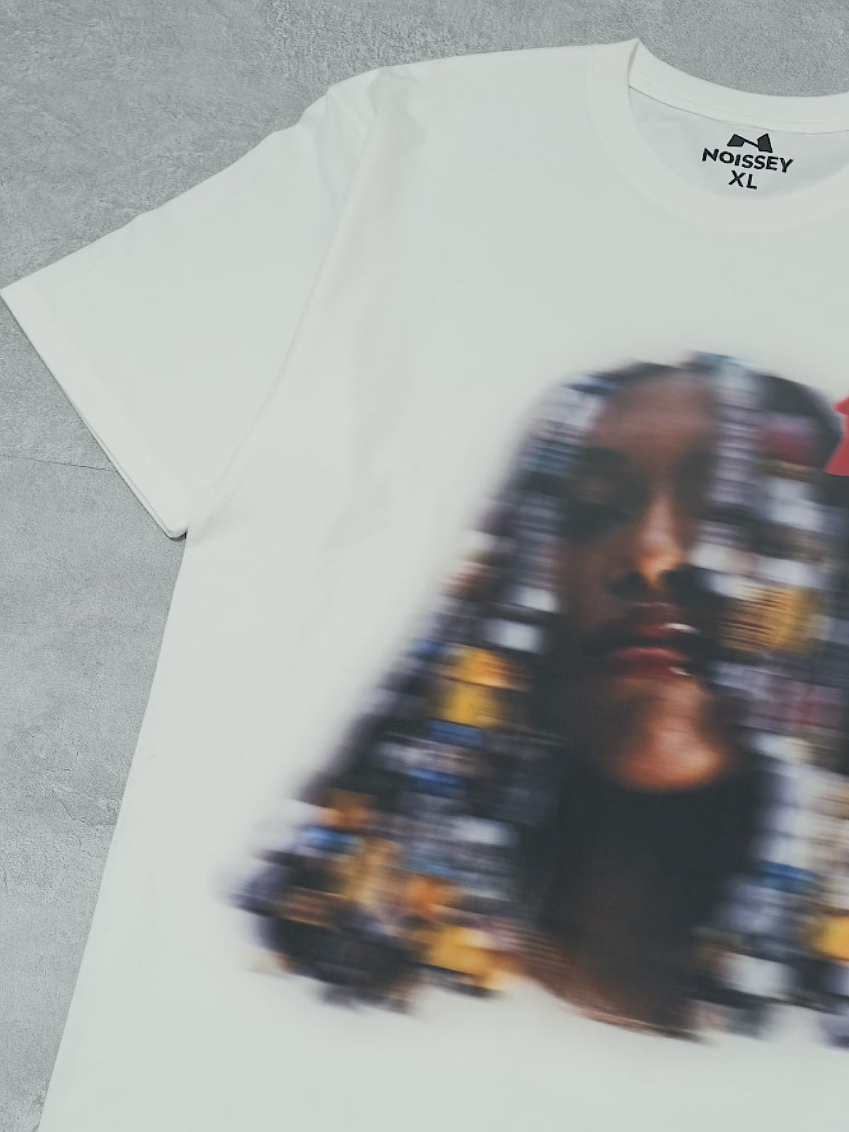 BOUNCE BACK© Blurred Female Portrait Print T-Shirt