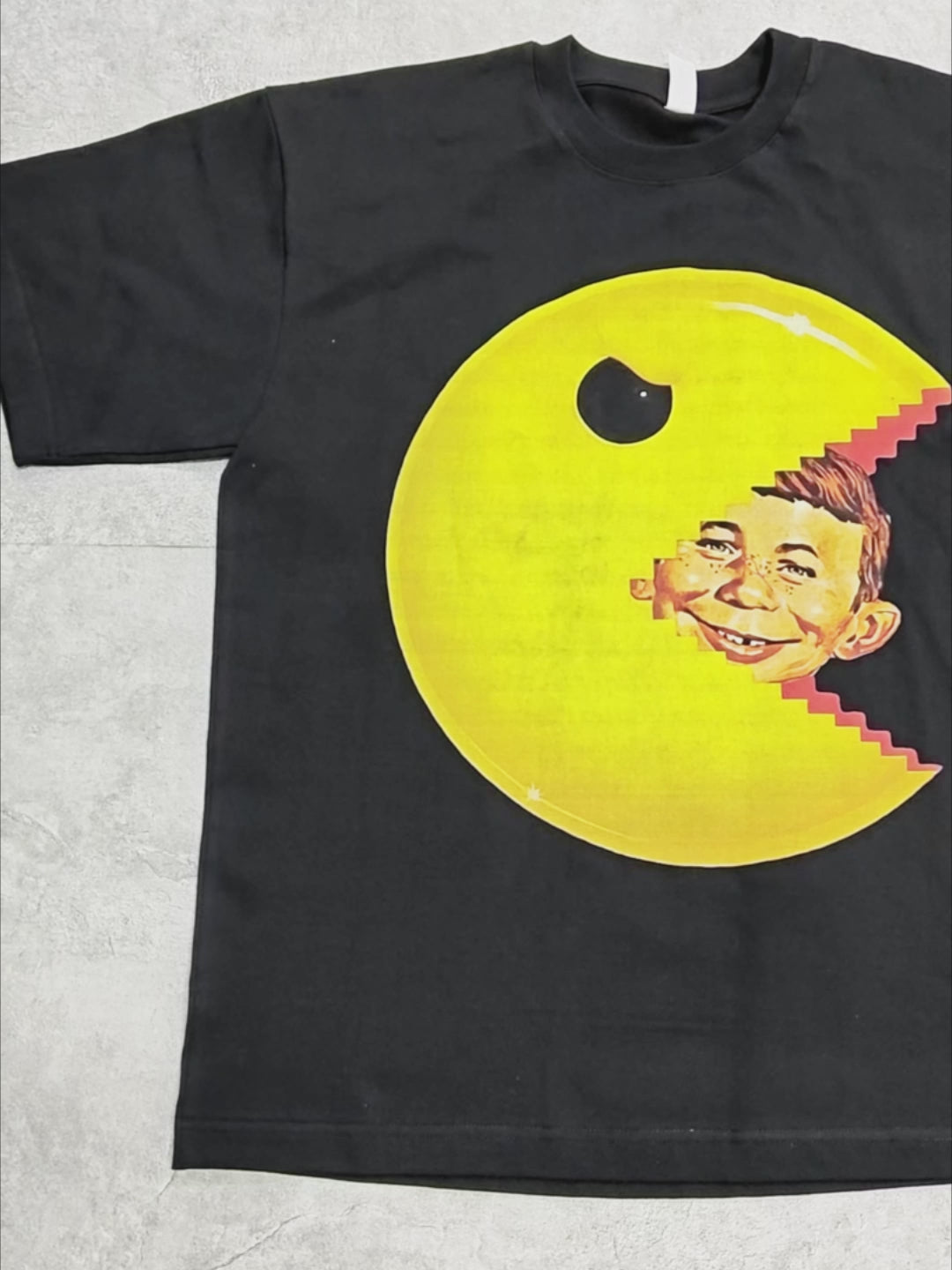 Pac-Man Bad Boy Print T-shirt