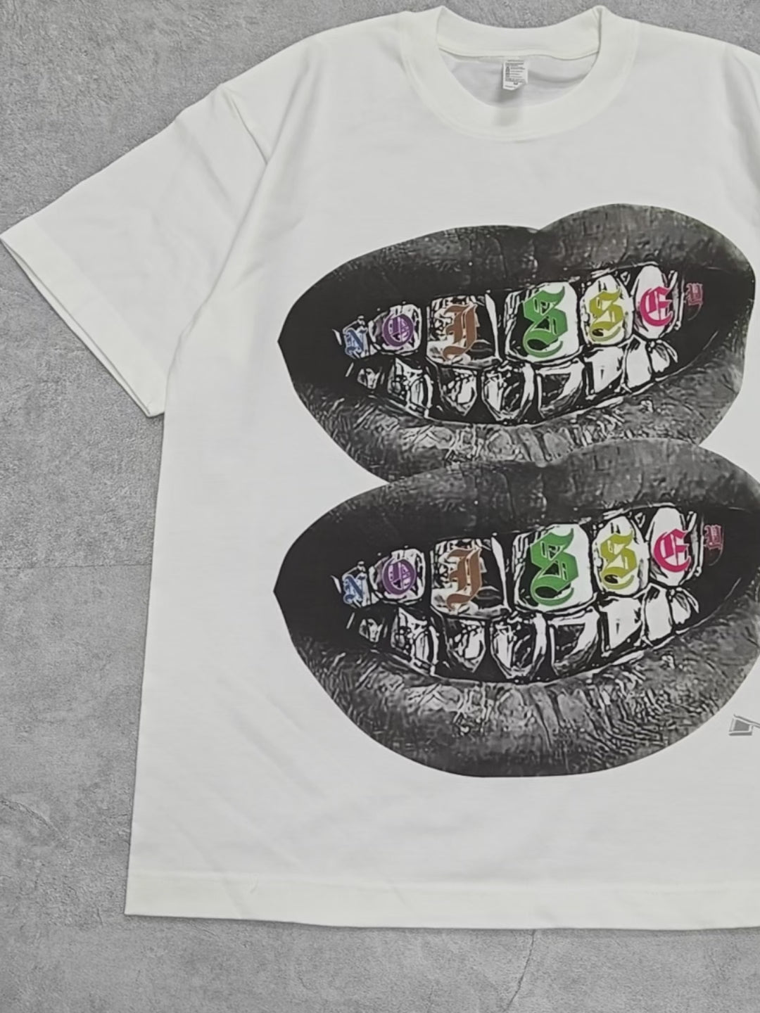 Classic Black-and-White Noissey Grills T-Shirt