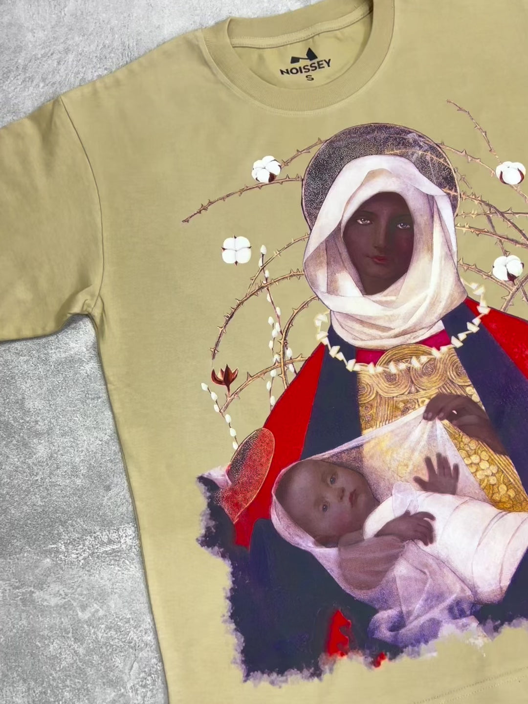 OBSTACLES & DANGERS© Artistic Black Madonna and Child T-shirt