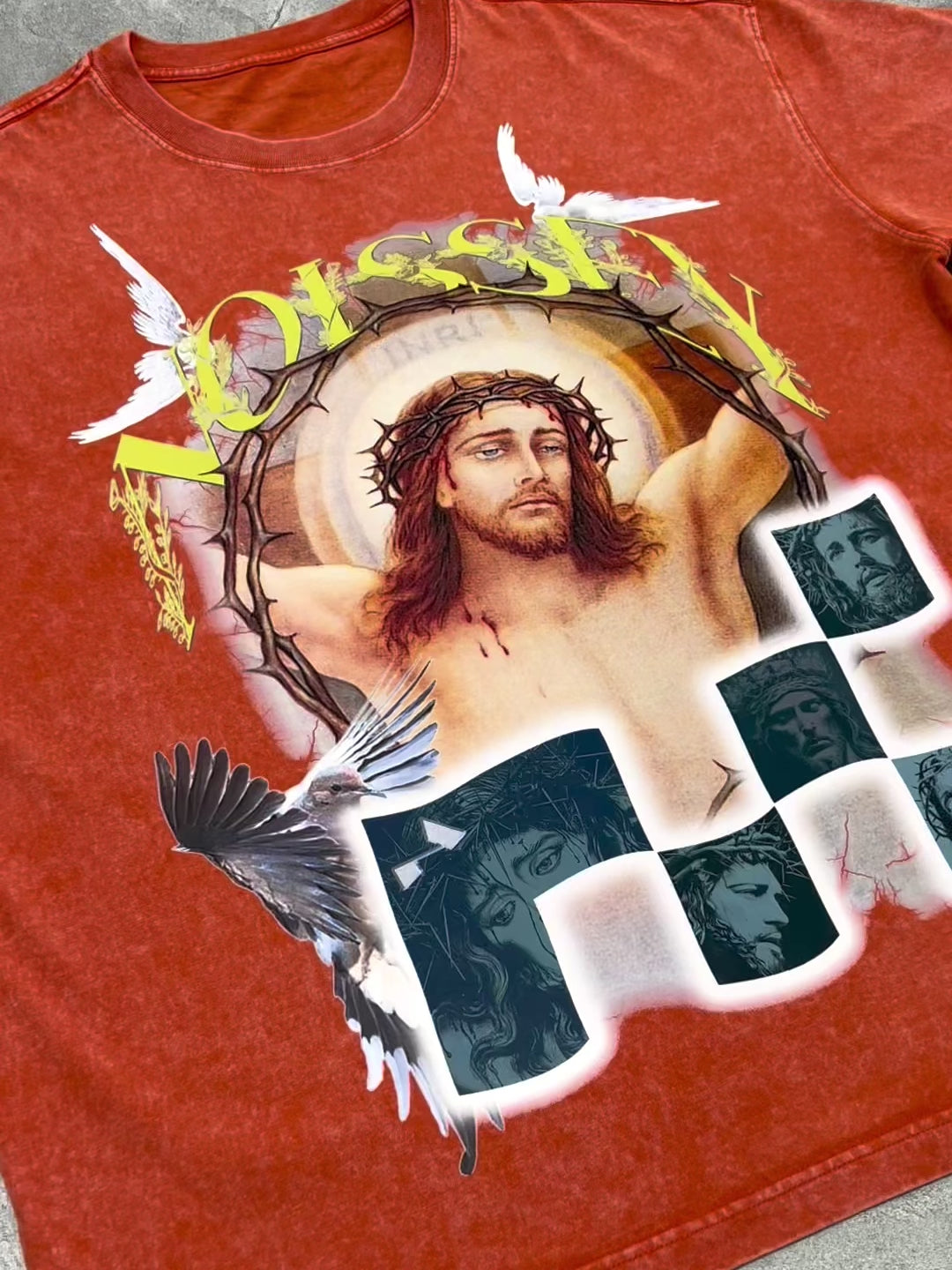 障害物と危険© Jesus &amp; Peace Dove Tシャツ