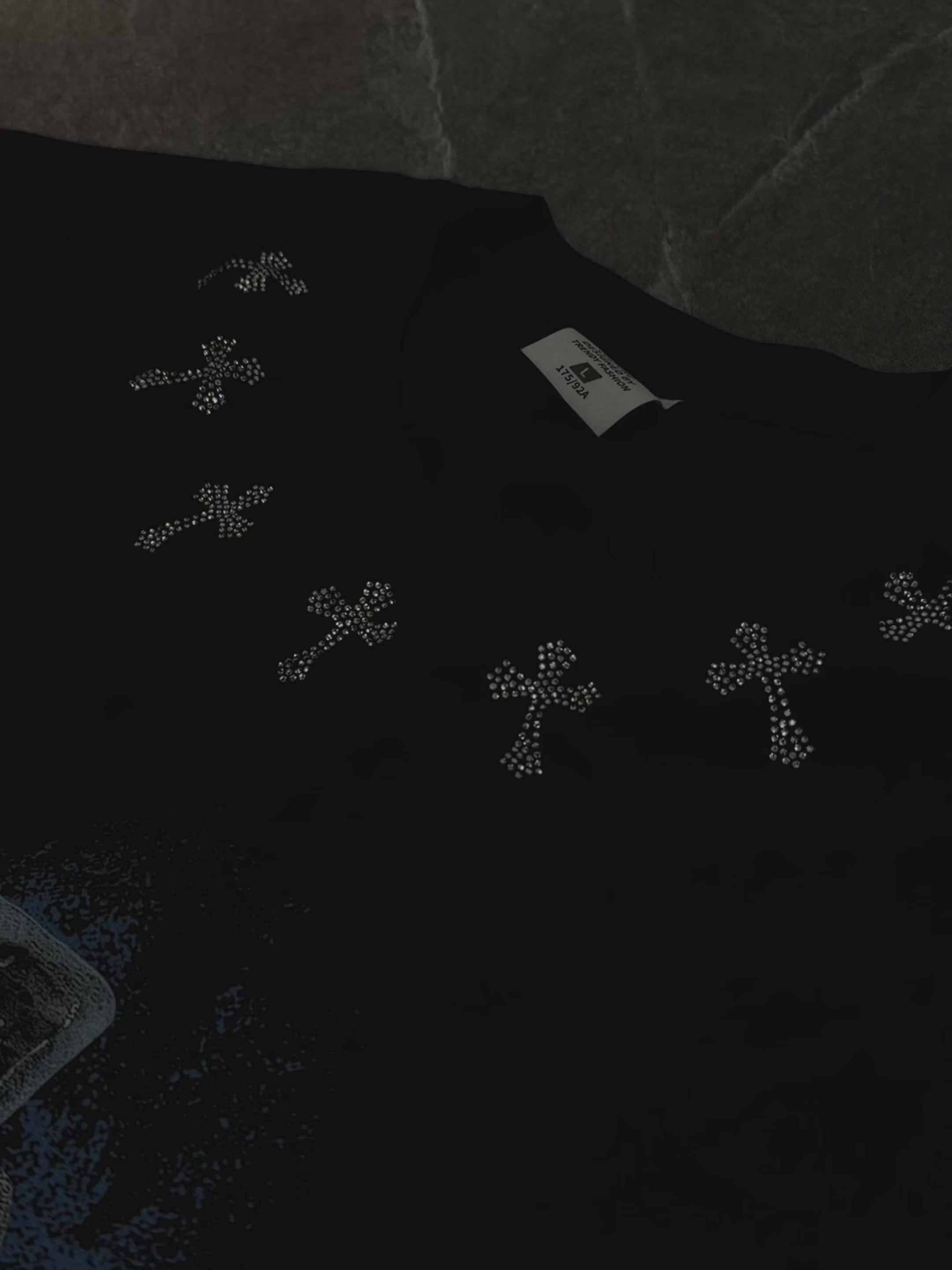 NOISSEY TRIPLE DOBERMAN DIAMOND CROSS MONEY GRAPHIC TANK TOP