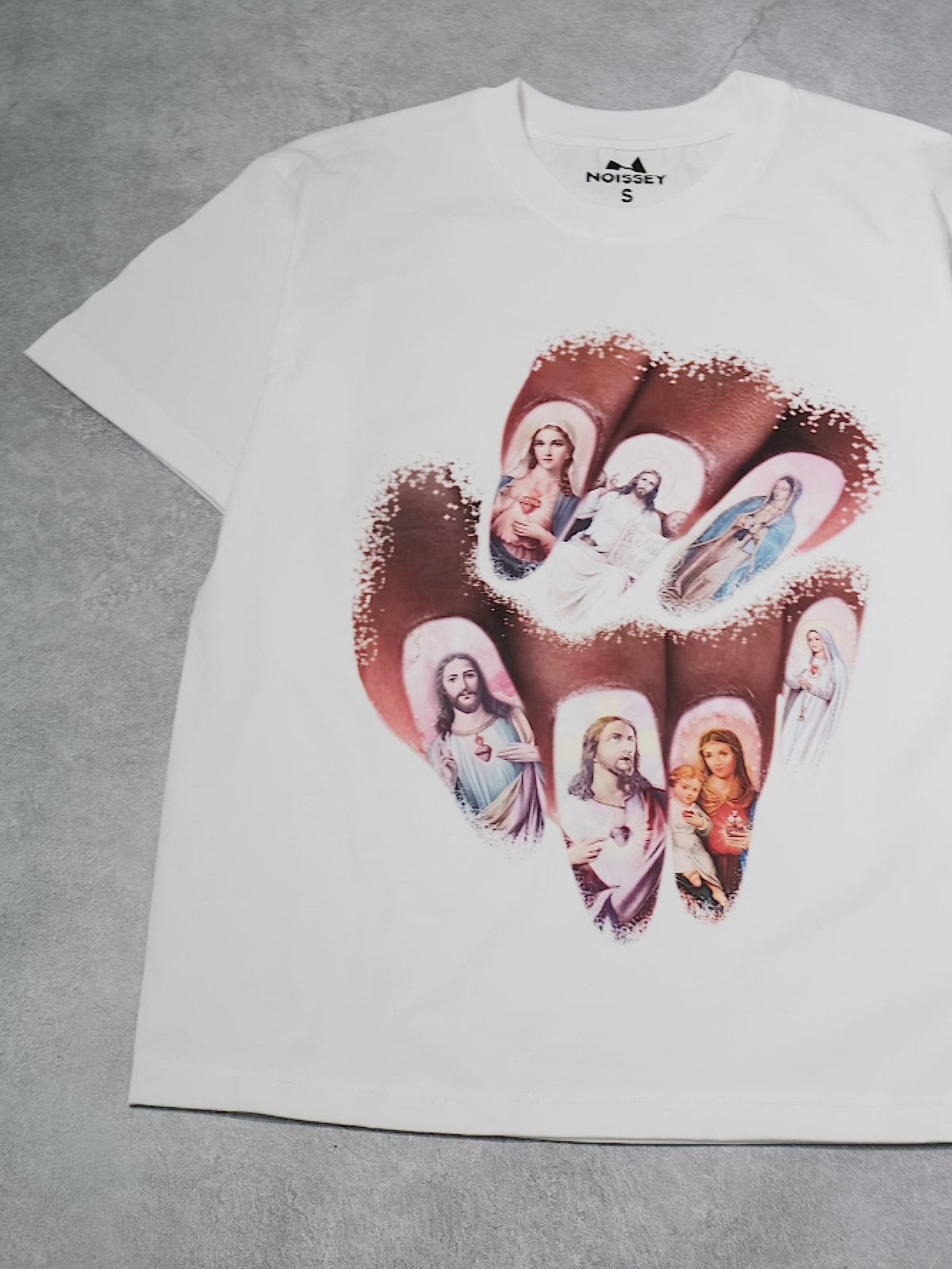 BOUNCE BACK© Religious Art Nail Print T-shirt