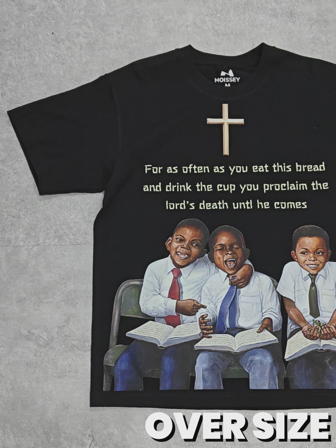 Classroom Black Boy Printed T-shirt