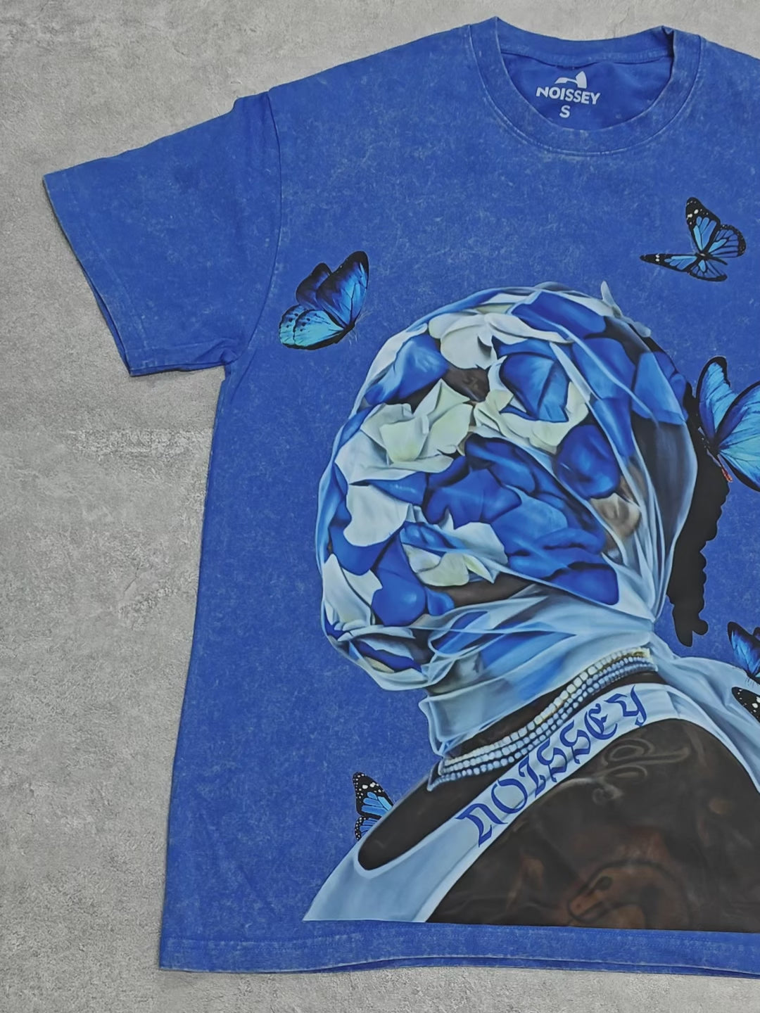 Gunna Album Artwork Blue Wash Print Tee