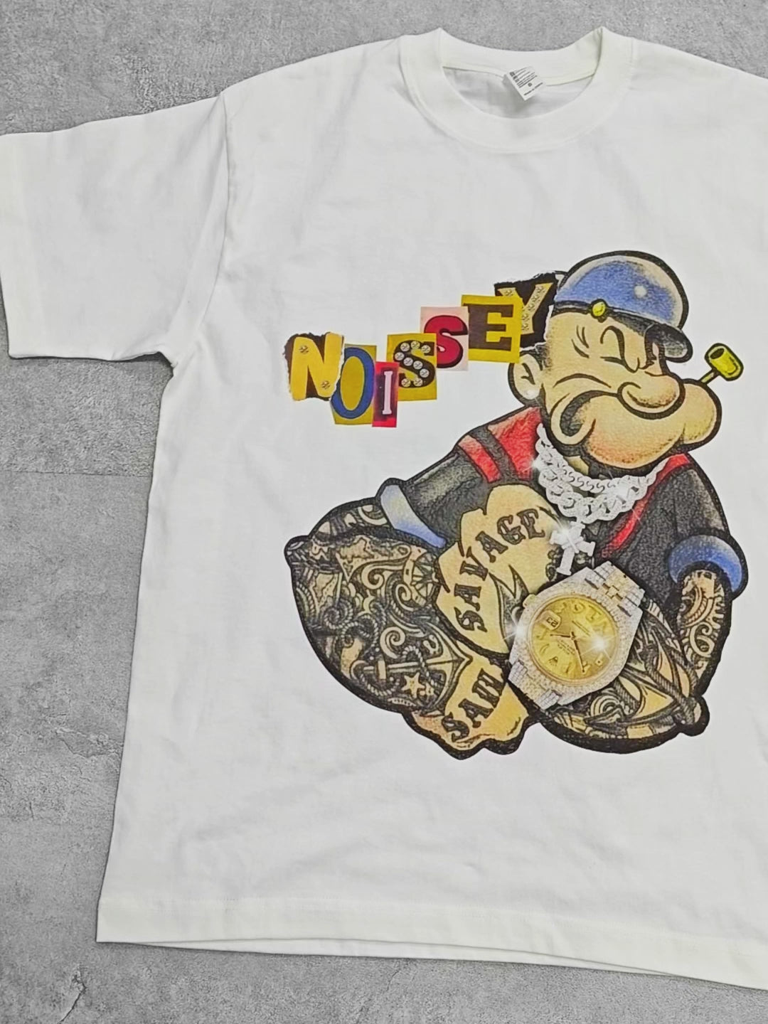 Popeye HipHop Exclusive Print T-shirt