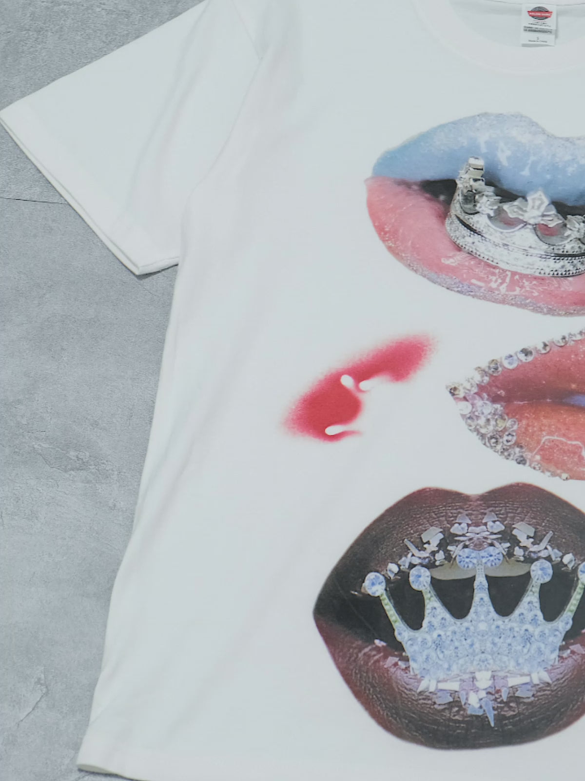 BOUNCE BACK© Diamond Lips Sexy Printed T-shirt