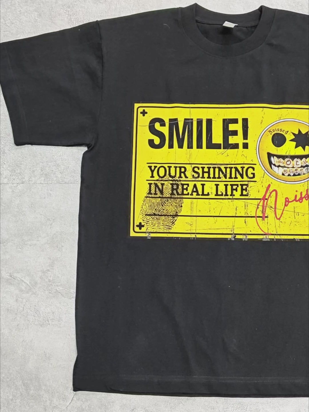 Gangster Smile Label T-shirt