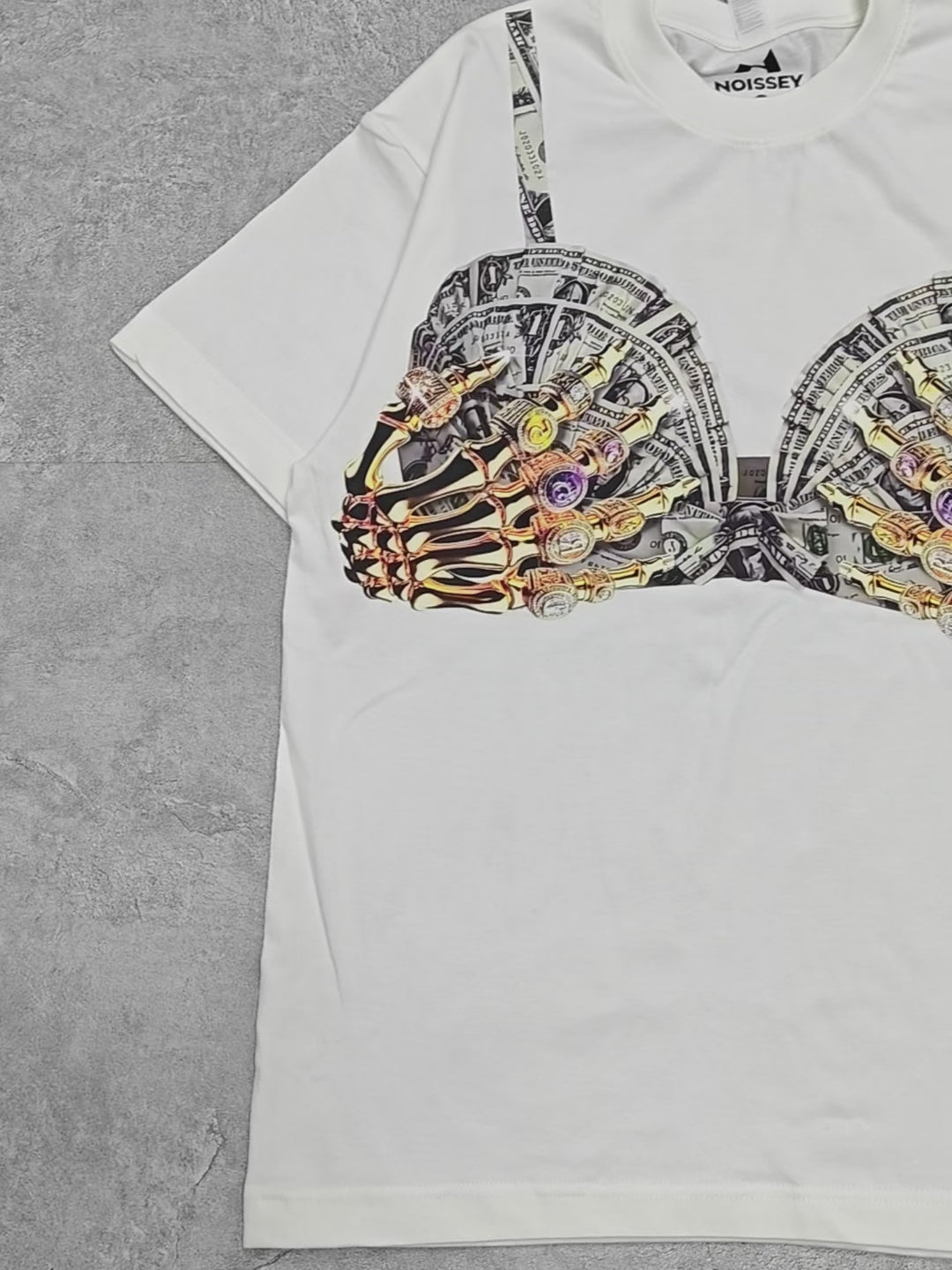 Money Bra Unique Print T-Shirt