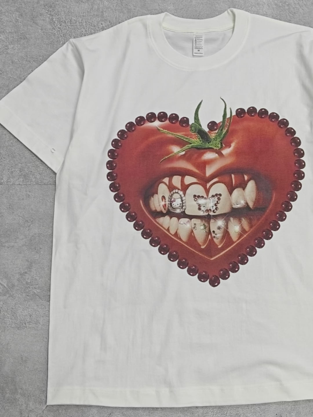 Love Tomato Art Grills Printed T-shirt