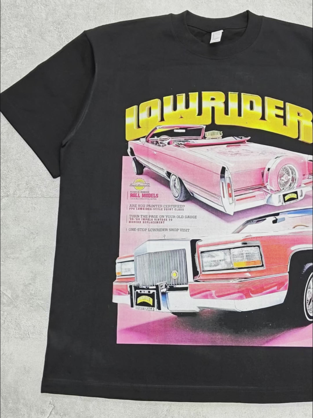 LOWRIDER Magazine Cover Print T-shirt