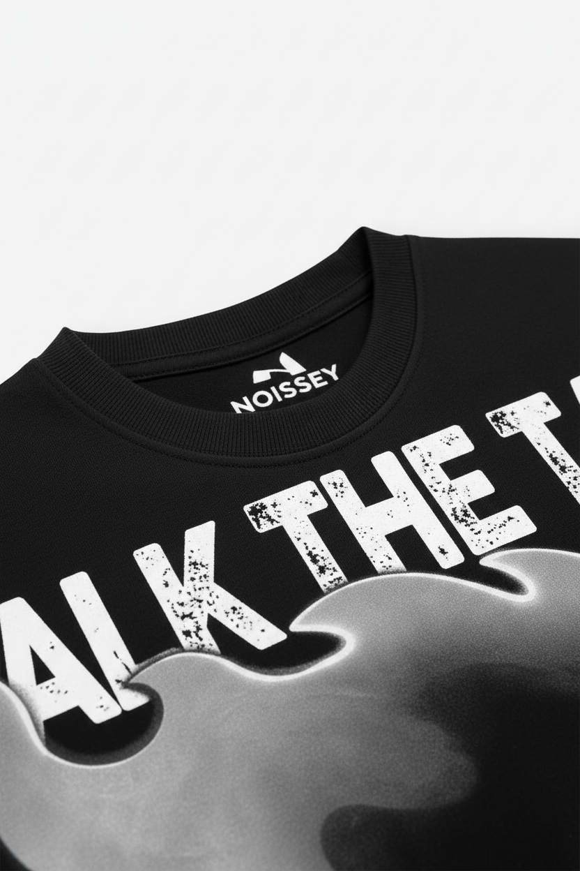 Shot 1 – Neckline stitching meets print top edge