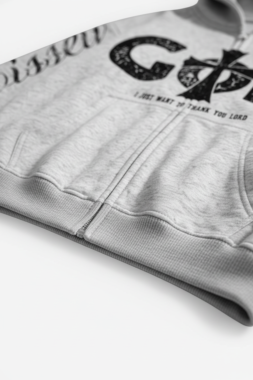 Shot 4 - Low angle hem with print deforming over folds