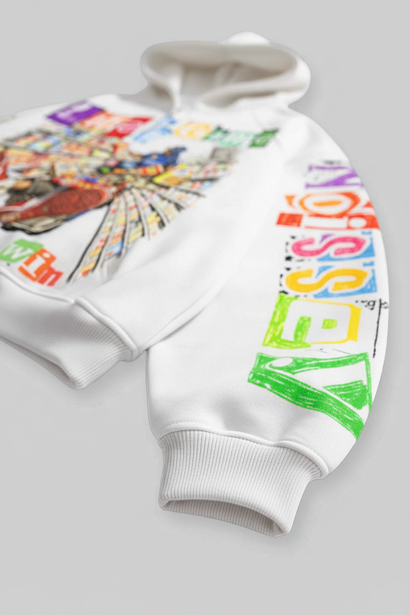 White Hoodie - Shot 3